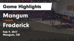 Mangum  vs Frederick  Game Highlights - Feb 9, 2017