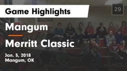 Mangum  vs Merritt Classic Game Highlights - Jan. 5, 2018
