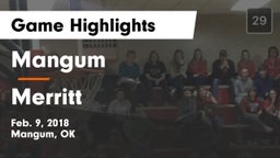 Mangum  vs Merritt  Game Highlights - Feb. 9, 2018