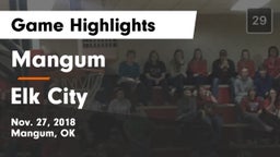 Mangum  vs Elk City  Game Highlights - Nov. 27, 2018