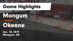Mangum  vs Okeene  Game Highlights - Jan. 10, 2019