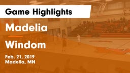 Madelia  vs Windom Game Highlights - Feb. 21, 2019