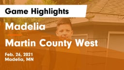 Madelia  vs Martin County West  Game Highlights - Feb. 26, 2021