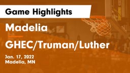 Madelia  vs GHEC/Truman/Luther Game Highlights - Jan. 17, 2022