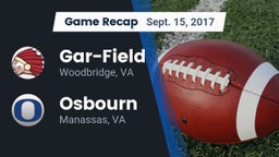 Recap: Gar-Field  vs. Osbourn  2017