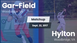 Matchup: Gar-Field High vs. Hylton  2017
