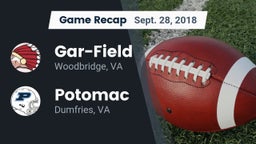 Recap: Gar-Field  vs. Potomac  2018