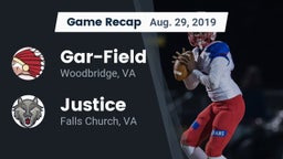 Recap: Gar-Field  vs. Justice  2019