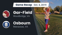 Recap: Gar-Field  vs. Osbourn  2019