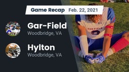 Recap: Gar-Field  vs. Hylton  2021