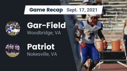 Recap: Gar-Field  vs. Patriot   2021