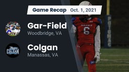 Recap: Gar-Field  vs. Colgan  2021