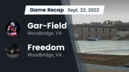 Recap: Gar-Field  vs. Freedom  2022
