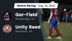 Recap: Gar-Field  vs. Unity Reed  2023