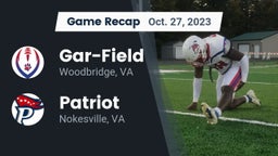 Recap: Gar-Field  vs. Patriot   2023