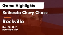 Bethesda-Chevy Chase  vs Rockville  Game Highlights - Dec. 18, 2017