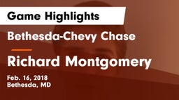 Bethesda-Chevy Chase  vs Richard Montgomery  Game Highlights - Feb. 16, 2018