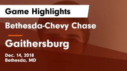 Bethesda-Chevy Chase  vs Gaithersburg  Game Highlights - Dec. 14, 2018