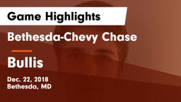 Bethesda-Chevy Chase  vs Bullis  Game Highlights - Dec. 22, 2018