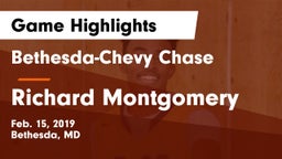 Bethesda-Chevy Chase  vs Richard Montgomery  Game Highlights - Feb. 15, 2019