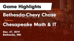 Bethesda-Chevy Chase  vs Chesapeake Math & IT Game Highlights - Dec. 27, 2019
