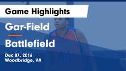 Gar-Field  vs Battlefield  Game Highlights - Dec 07, 2016