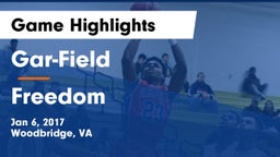 Gar-Field  vs Freedom  Game Highlights - Jan 6, 2017