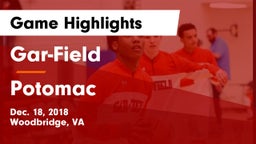 Gar-Field  vs Potomac  Game Highlights - Dec. 18, 2018