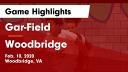 Gar-Field  vs Woodbridge  Game Highlights - Feb. 10, 2020
