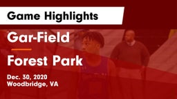 Gar-Field  vs Forest Park  Game Highlights - Dec. 30, 2020