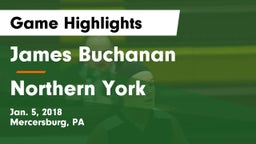 James Buchanan  vs Northern York  Game Highlights - Jan. 5, 2018