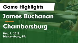 James Buchanan  vs Chambersburg  Game Highlights - Dec. 7, 2018