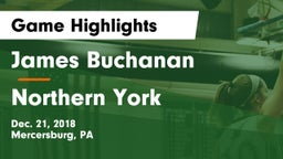 James Buchanan  vs Northern York  Game Highlights - Dec. 21, 2018