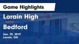 Lorain High vs Bedford  Game Highlights - Jan. 29, 2019