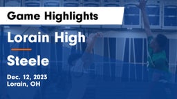 Lorain High vs Steele  Game Highlights - Dec. 12, 2023