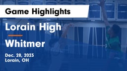 Lorain High vs Whitmer  Game Highlights - Dec. 28, 2023