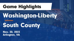 Washington-Liberty  vs South County  Game Highlights - Nov. 30, 2023