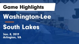 Washington-Lee  vs South Lakes  Game Highlights - Jan. 8, 2019