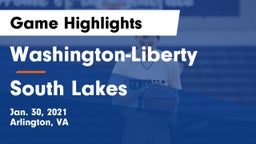 Washington-Liberty  vs South Lakes  Game Highlights - Jan. 30, 2021