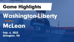 Washington-Liberty  vs McLean  Game Highlights - Feb. 6, 2023
