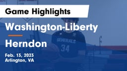 Washington-Liberty  vs Herndon  Game Highlights - Feb. 13, 2023