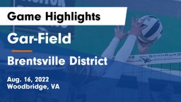 Gar-Field  vs Brentsville District  Game Highlights - Aug. 16, 2022