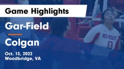 Gar-Field  vs Colgan  Game Highlights - Oct. 13, 2022