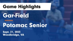 Gar-Field  vs Potomac Senior Game Highlights - Sept. 21, 2023