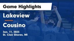 Lakeview  vs Cousino  Game Highlights - Jan. 11, 2023