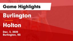 Burlington  vs Holton  Game Highlights - Dec. 3, 2020