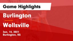 Burlington  vs Wellsville  Game Highlights - Jan. 14, 2021