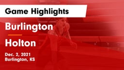 Burlington  vs Holton  Game Highlights - Dec. 2, 2021