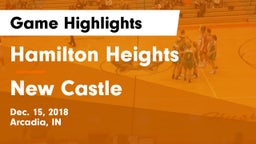 Hamilton Heights  vs New Castle  Game Highlights - Dec. 15, 2018