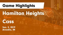 Hamilton Heights  vs Cass  Game Highlights - Jan. 3, 2019